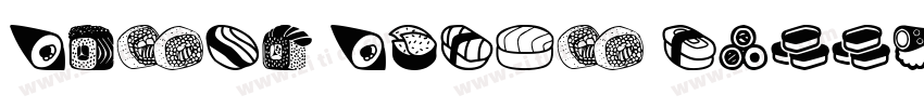 Spicy Sushi Roll字体转换